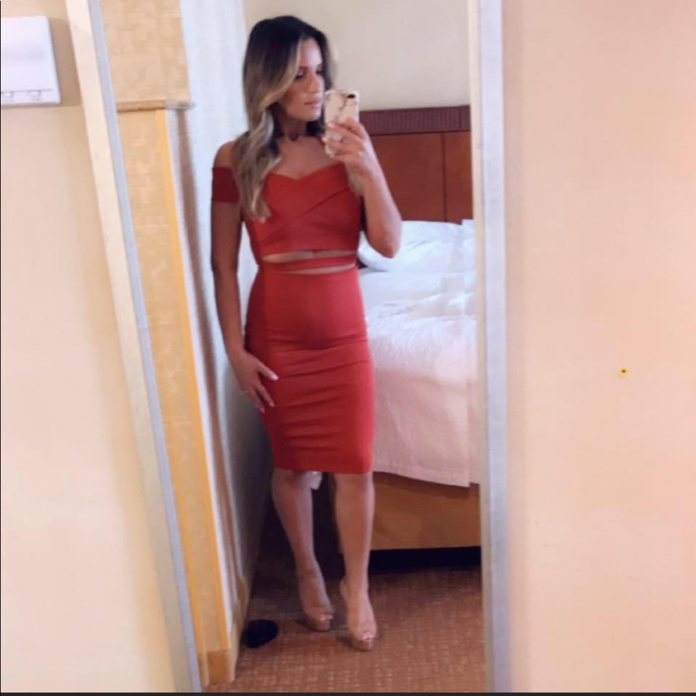 Windsor rust colored Midi